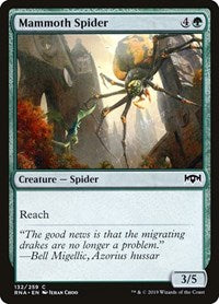 Mammoth Spider (132) [Ravnica Allegiance]