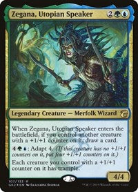 Zegana, Utopian Speaker (107) [Ravnica Allegiance: Guild Kits]