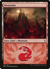 Mountain (105) (105) [Ravnica Allegiance: Guild Kits]