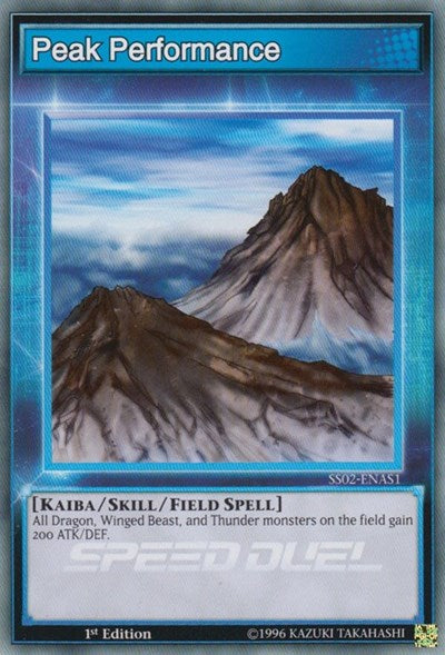 Peak Performance (SS02-ENAS1) [Speed Duel Decks: Duelists of Tomorrow]