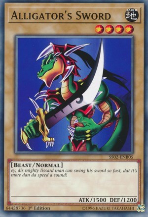 Alligator's Sword (SS02-ENB05) [Speed Duel Decks: Duelists of Tomorrow]