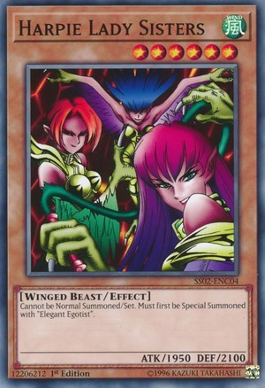 Harpie Lady Sisters (SS02-ENC04) [Speed Duel Decks: Duelists of Tomorrow]