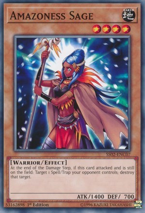 Amazoness Sage (SS02-ENC07) [Speed Duel Decks: Duelists of Tomorrow]