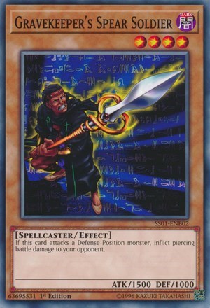 Gravekeeper's Spear Soldier (SS01-ENB02) [Speed Duel Decks: Destiny Masters]