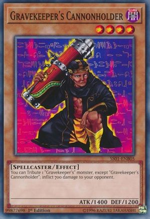 Gravekeeper's Cannonholder (SS01-ENB05) - Speed Duel Decks: Destiny Masters 1st Edition