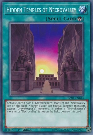 Hidden Temples of Necrovalley (SS01-ENB13) [Speed Duel Decks: Destiny Masters]