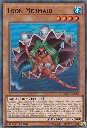 Toon Mermaid (SS01-ENC06) [Speed Duel Decks: Destiny Masters]