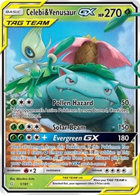 Celebi & Venusaur GX (1/181) [SM - Team Up]
