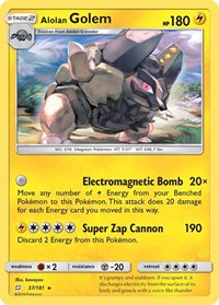Alolan Golem (37/181) [SM - Team Up]