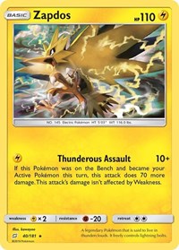 Zapdos (40/181) [SM - Team Up]