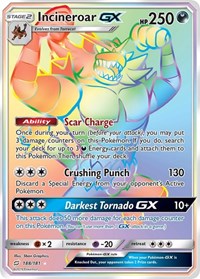 Incineroar GX (Secret) (188/181) [SM - Team Up]