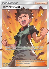 Brock's Grit (Full Art) (172/181) [SM - Team Up]