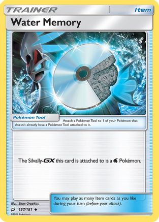 Water Memory 157  SM  Team Up - Uncommon