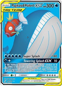 Magikarp & Wailord GX (Full Art) (160/181) [SM - Team Up]
