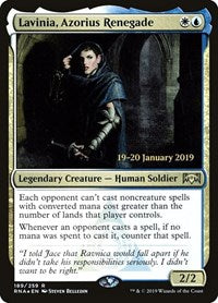 Lavinia, Azorius Renegade (189) [Prerelease Cards]