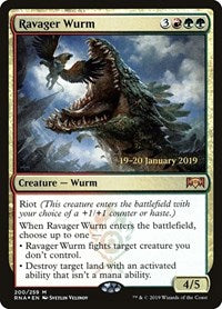 Ravager Wurm (200) [Prerelease Cards]