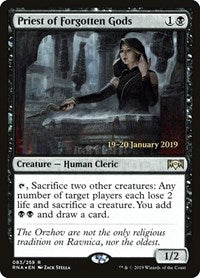 Priest of Forgotten Gods (83) [Prerelease Cards]