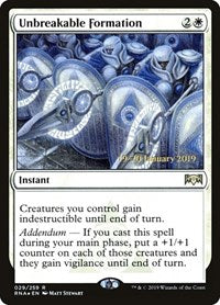 Unbreakable Formation (29) [Prerelease Cards]