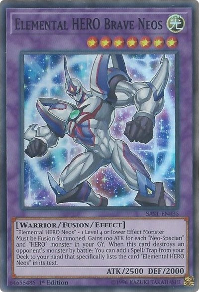 Elemental HERO Brave Neos (SAST-EN035) [Savage Strike]