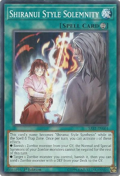 Shiranui Style Solemnity (SAST-EN064) [Savage Strike]