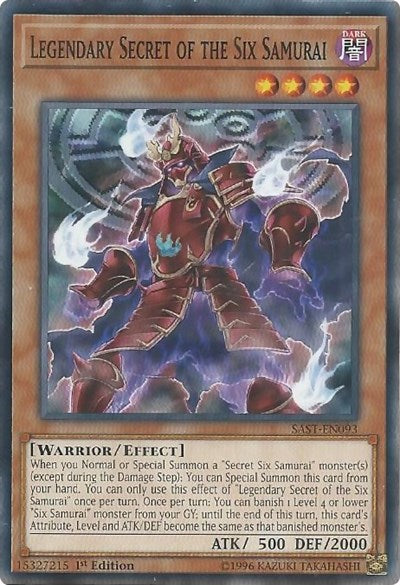 Legendary Secret of the Six Samurai (SAST-EN093) [Savage Strike]