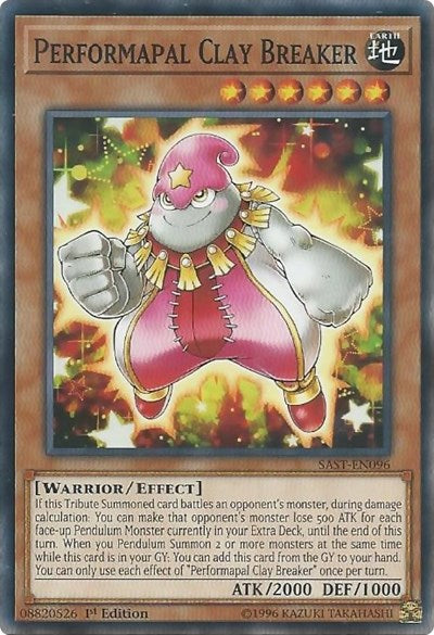 Performapal Clay Breaker (SAST-EN096) [Savage Strike]