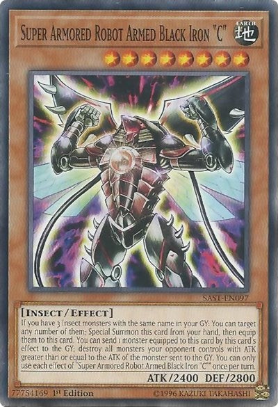 Super Armored Robot Armed Black Iron "C" (SAST-EN097) [Savage Strike]