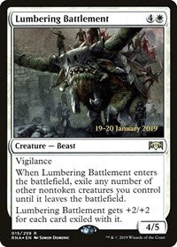 Lumbering Battlement (15) [Prerelease Cards]