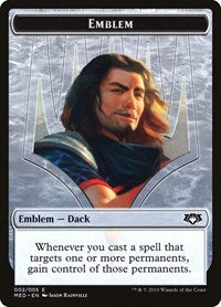 Emblem - Dack Fayden (2) [Mythic Edition: Ravnica Allegiance]