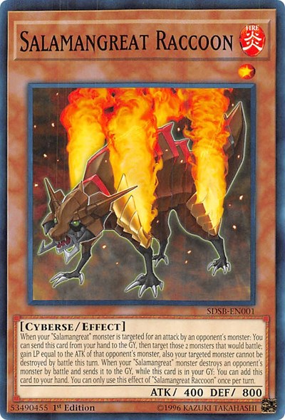 Salamangreat Raccoon (SDSB-EN001) [Structure Deck: Soulburner]