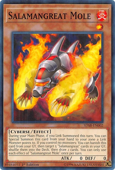 Salamangreat Mole (SDSB-EN002) [Structure Deck: Soulburner]