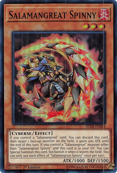 Salamangreat Spinny (SDSB-EN004) [Structure Deck: Soulburner]