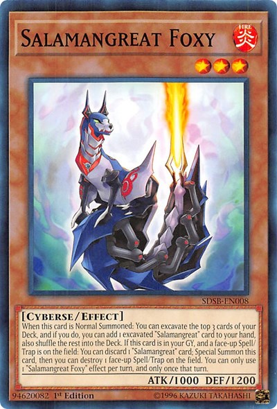 Salamangreat Foxy (SDSB-EN008) [Structure Deck: Soulburner]