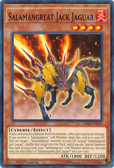 Salamangreat Jack Jaguar (SDSB-EN010) [Structure Deck: Soulburner]