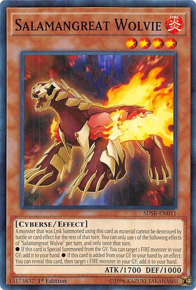 Salamangreat Wolvie (SDSB-EN011) [Structure Deck: Soulburner]