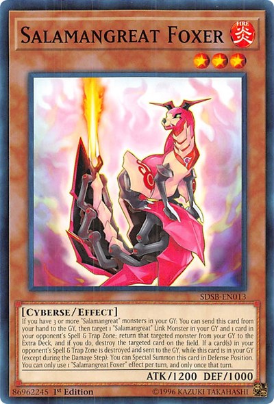 Salamangreat Foxer (SDSB-EN013) [Structure Deck: Soulburner]
