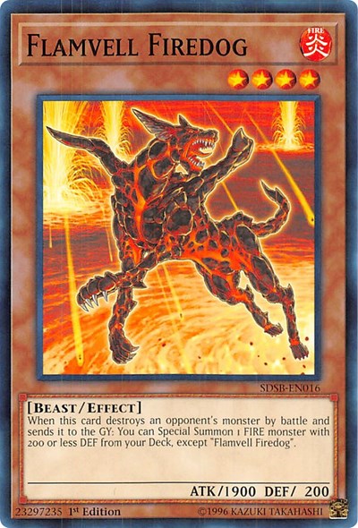 Flamvell Firedog (SDSB-EN016) [Structure Deck: Soulburner]