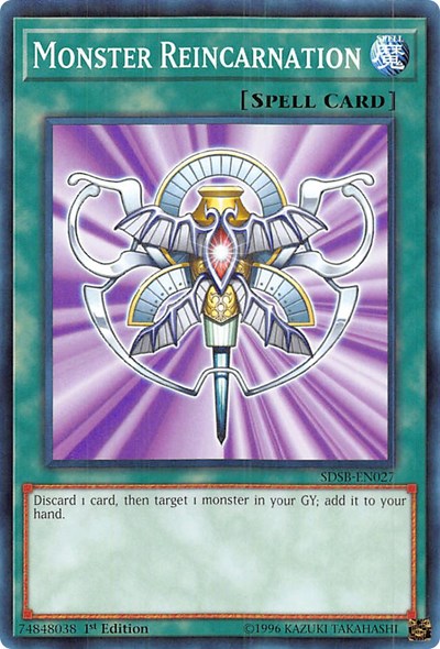 Monster Reincarnation (SDSB-EN027) [Structure Deck: Soulburner]