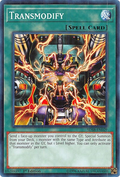 Transmodify (SDSB-EN029) [Structure Deck: Soulburner]