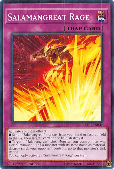 Salamangreat Rage (SDSB-EN032) [Structure Deck: Soulburner]