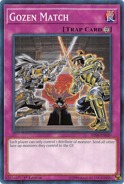 Gozen Match (SDSB-EN039) [Structure Deck: Soulburner]