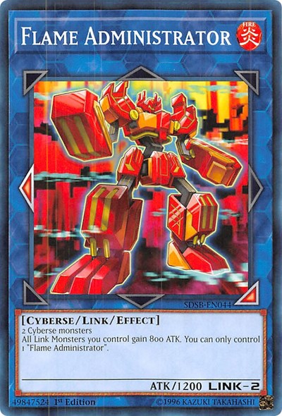 Flame Administrator (SDSB-EN044) [Structure Deck: Soulburner]