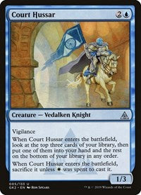 Court Hussar (5) [Ravnica Allegiance: Guild Kits]