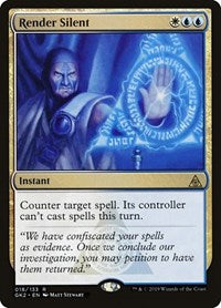 Render Silent (18) [Ravnica Allegiance: Guild Kits]