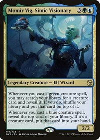 Momir Vig, Simic Visionary (119) [Ravnica Allegiance: Guild Kits]