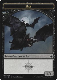Bat // Spirit (010) Double-Sided Token (3 // 10) [Ravnica Allegiance: Guild Kits]