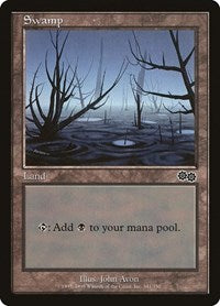 Swamp (341) (341) [Urza's Saga]