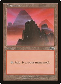 Mountain (344) (344) [Urza's Saga]