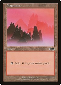 Mountain (345) (345) [Urza's Saga]