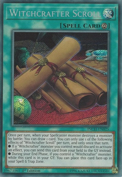 Witchcrafter Scroll (INCH-EN025) [The Infinity Chasers]